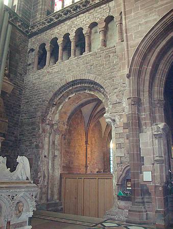 Chester Cathedral - Cross Section of Transept